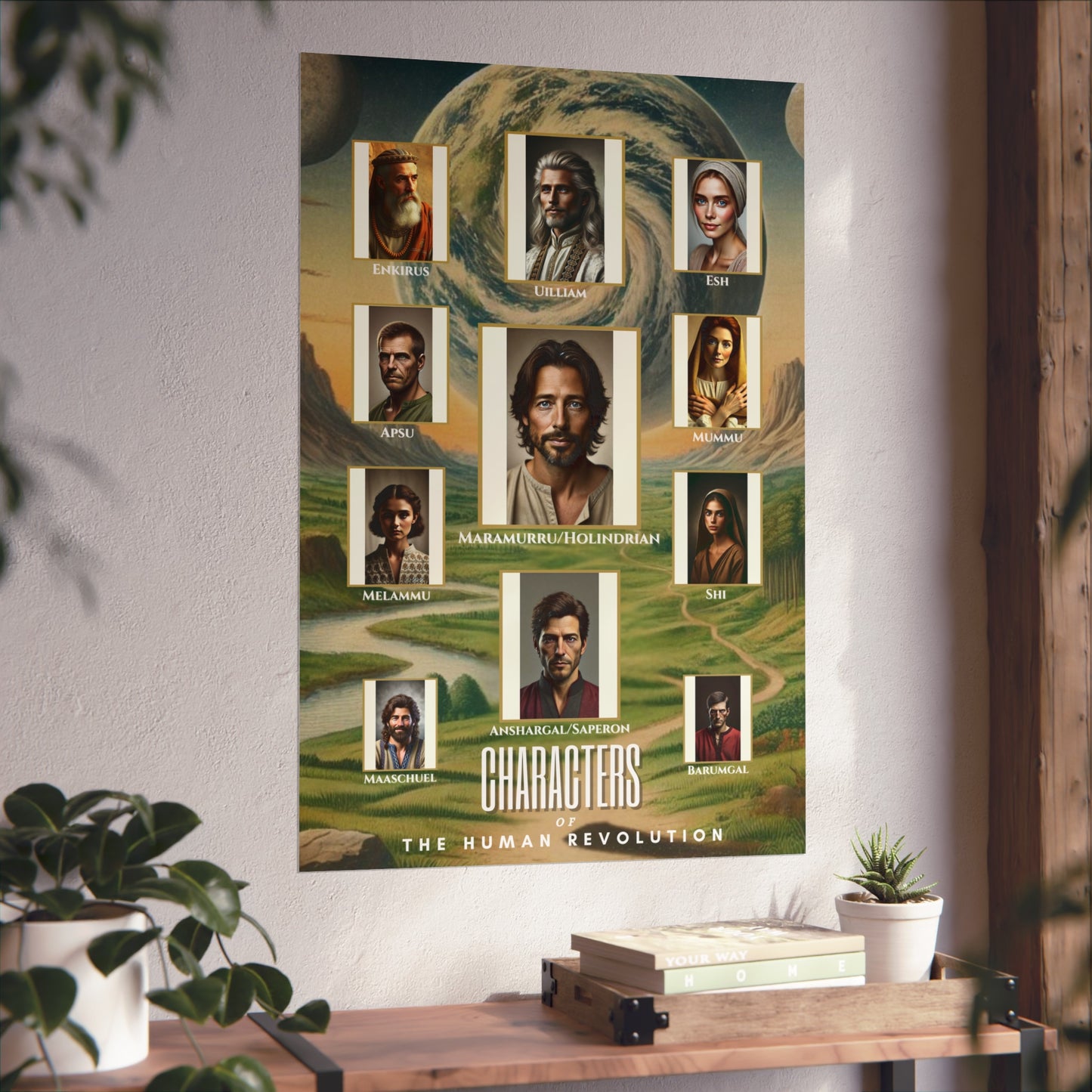 HOLINDRIAN CHARACTERS - Fine Art Posters