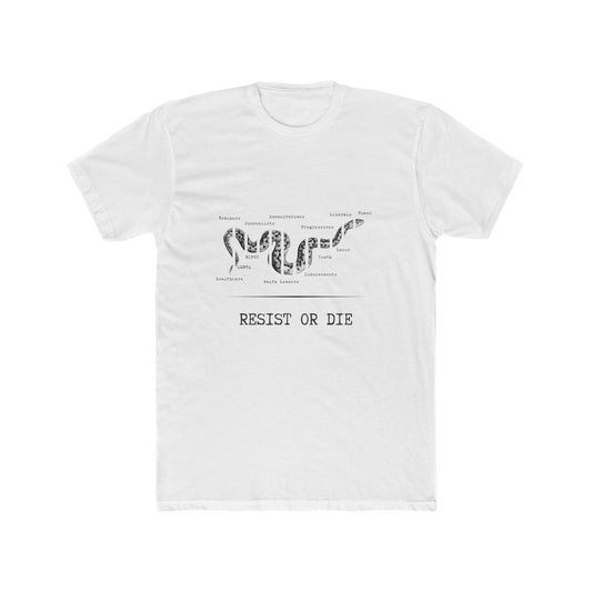 RESIST OR DIE - Unisex Cotton Crew Tee