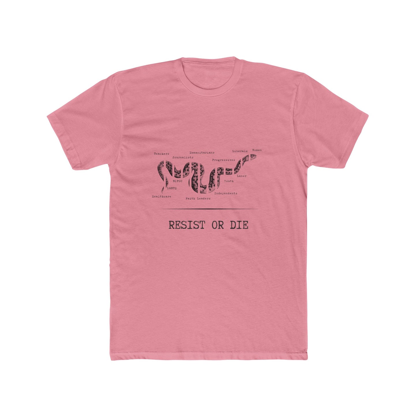 RESIST OR DIE - Unisex Cotton Crew Tee