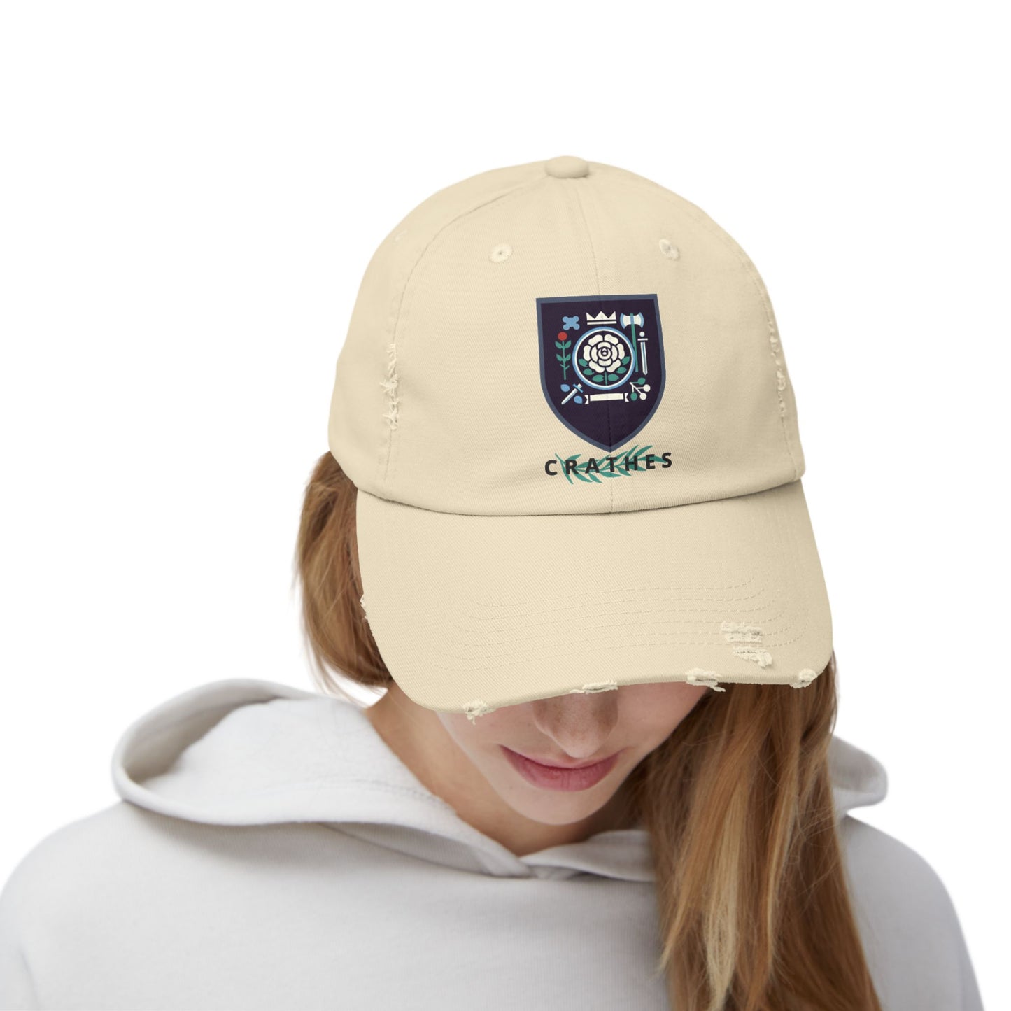 Crathes - Unisex Distressed Cap