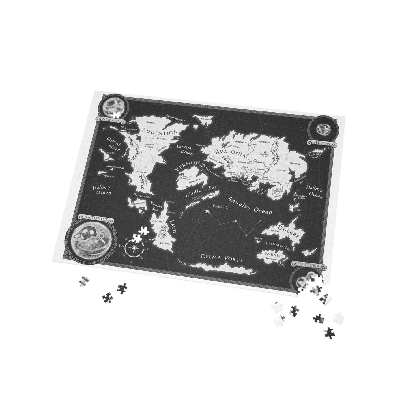 Eridu World Map - Puzzle (1000-Piece)