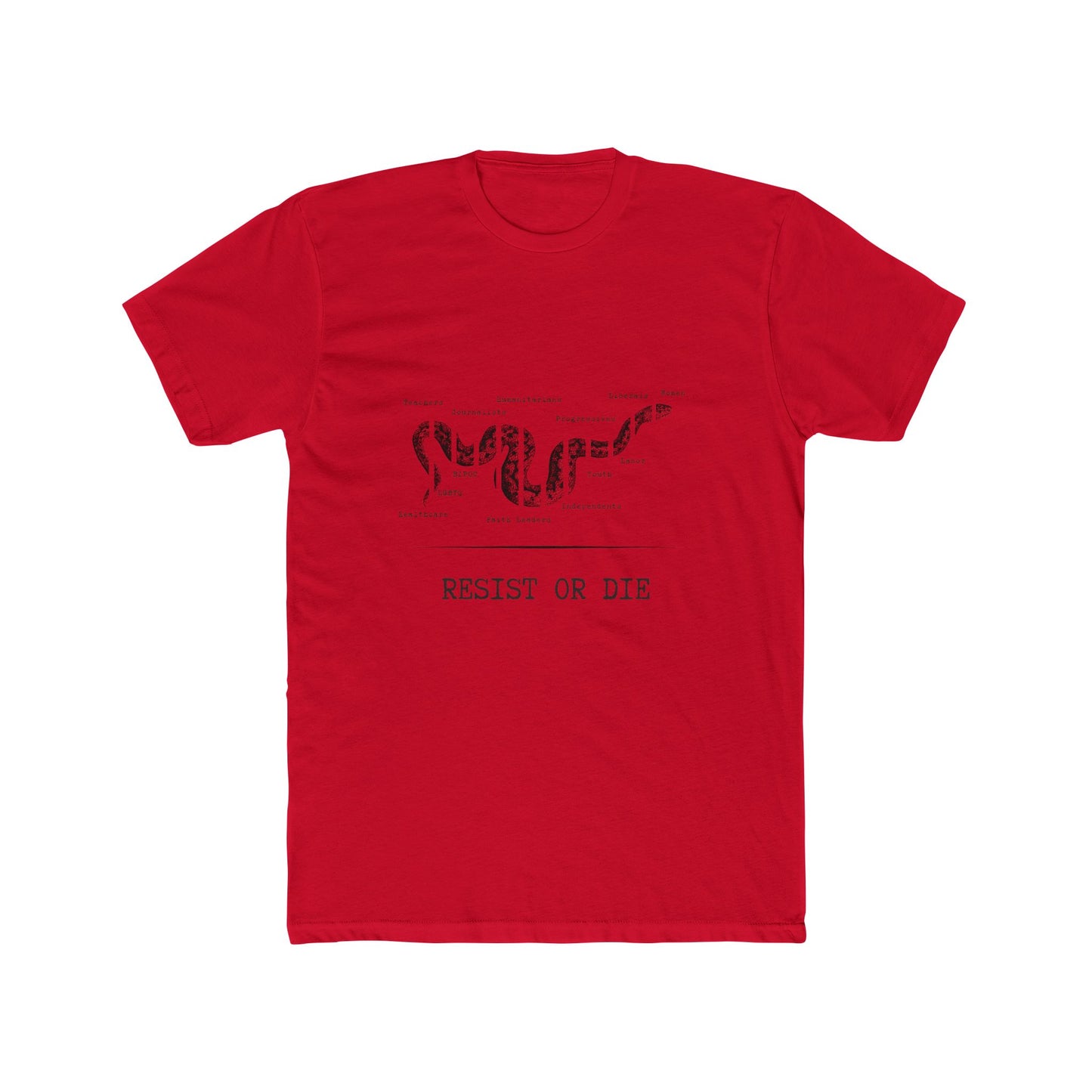 RESIST OR DIE - Unisex Cotton Crew Tee