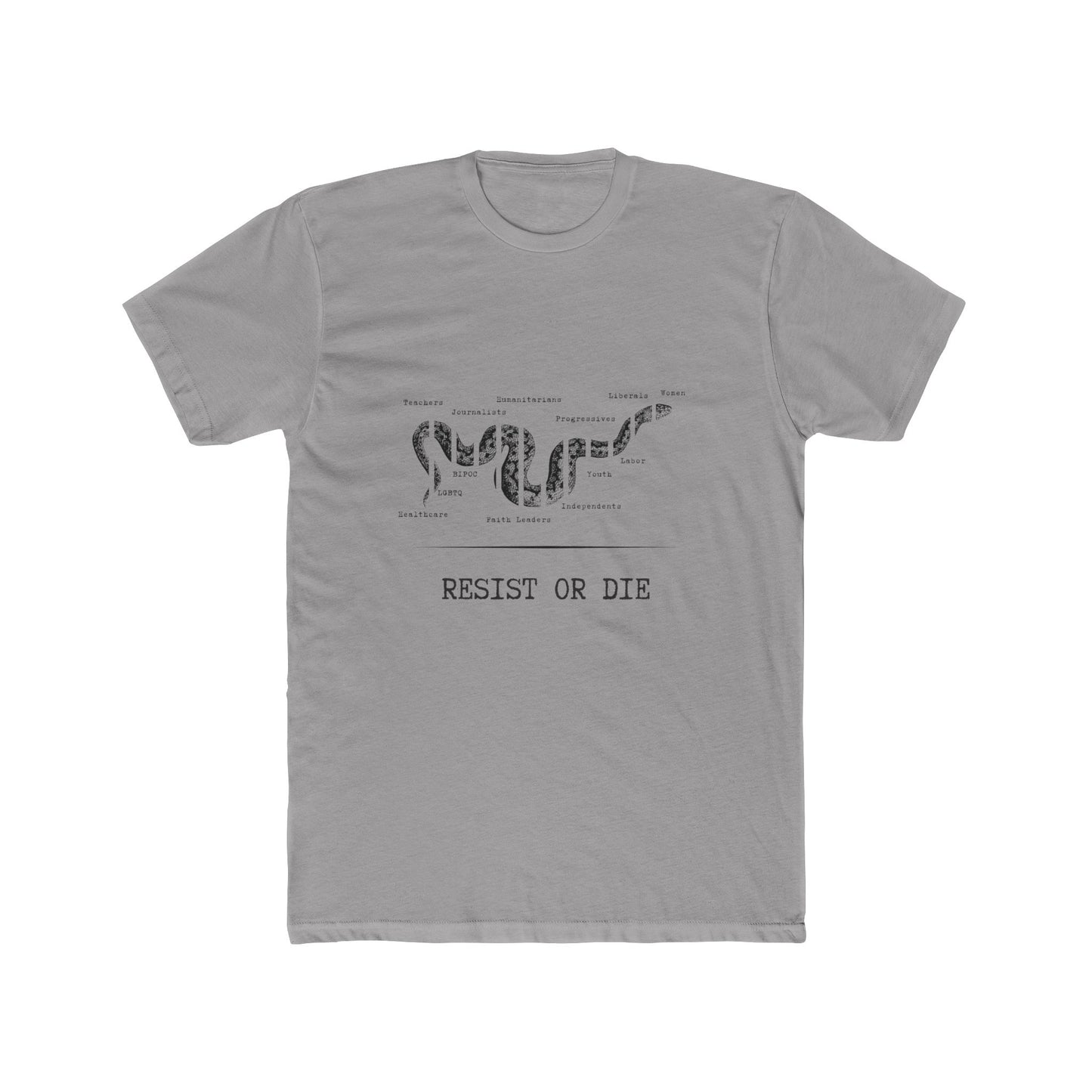 RESIST OR DIE - Unisex Cotton Crew Tee