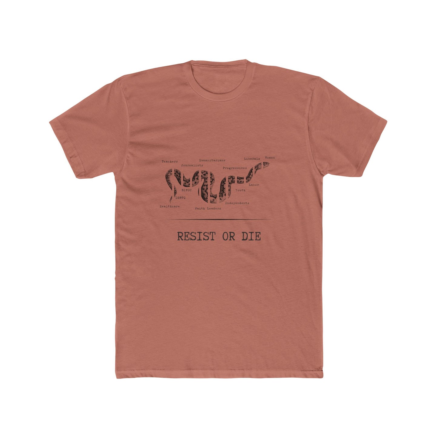 RESIST OR DIE - Unisex Cotton Crew Tee
