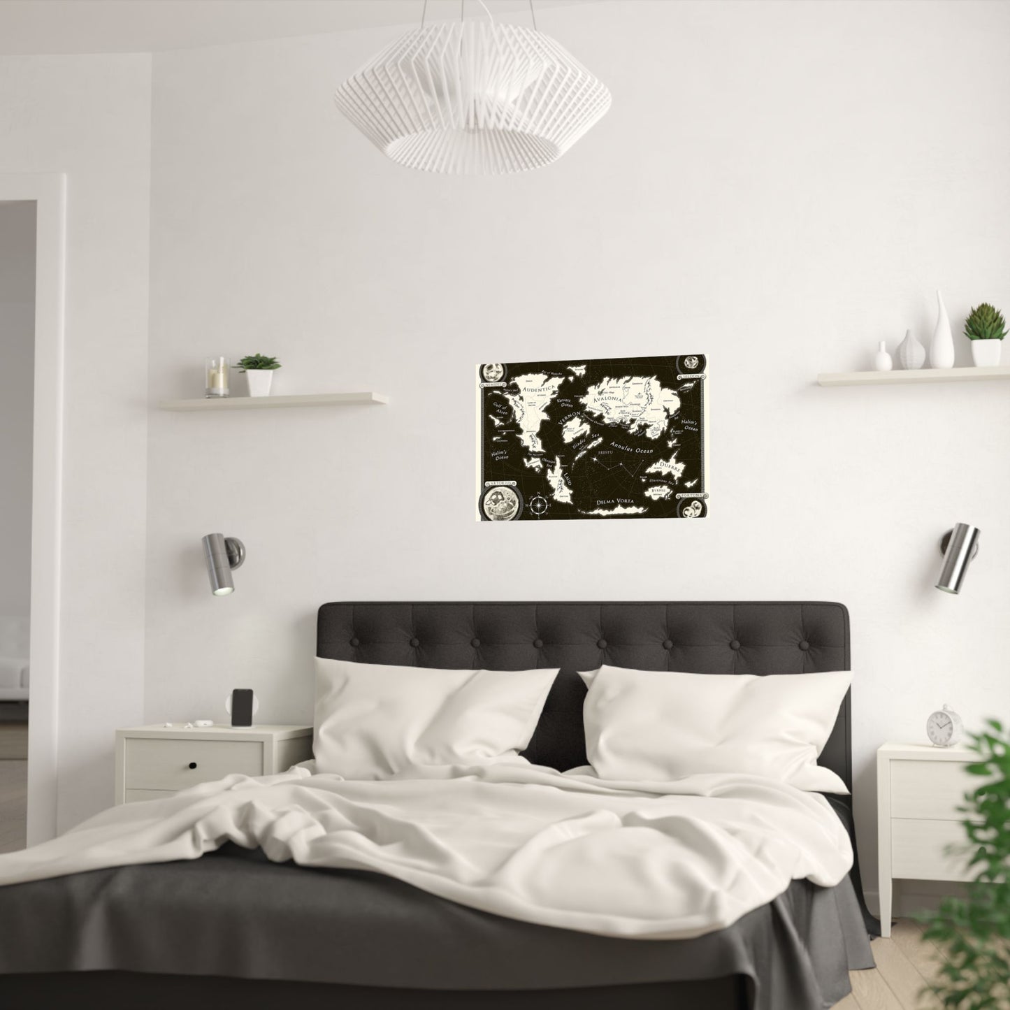 ERIDU WORLD MAP - Satin Posters (210gsm)