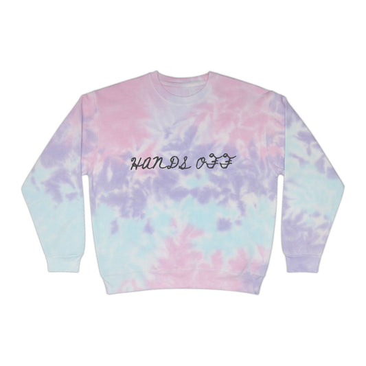 HANDS OFF - Unisex Tie-Dye Sweatshirt